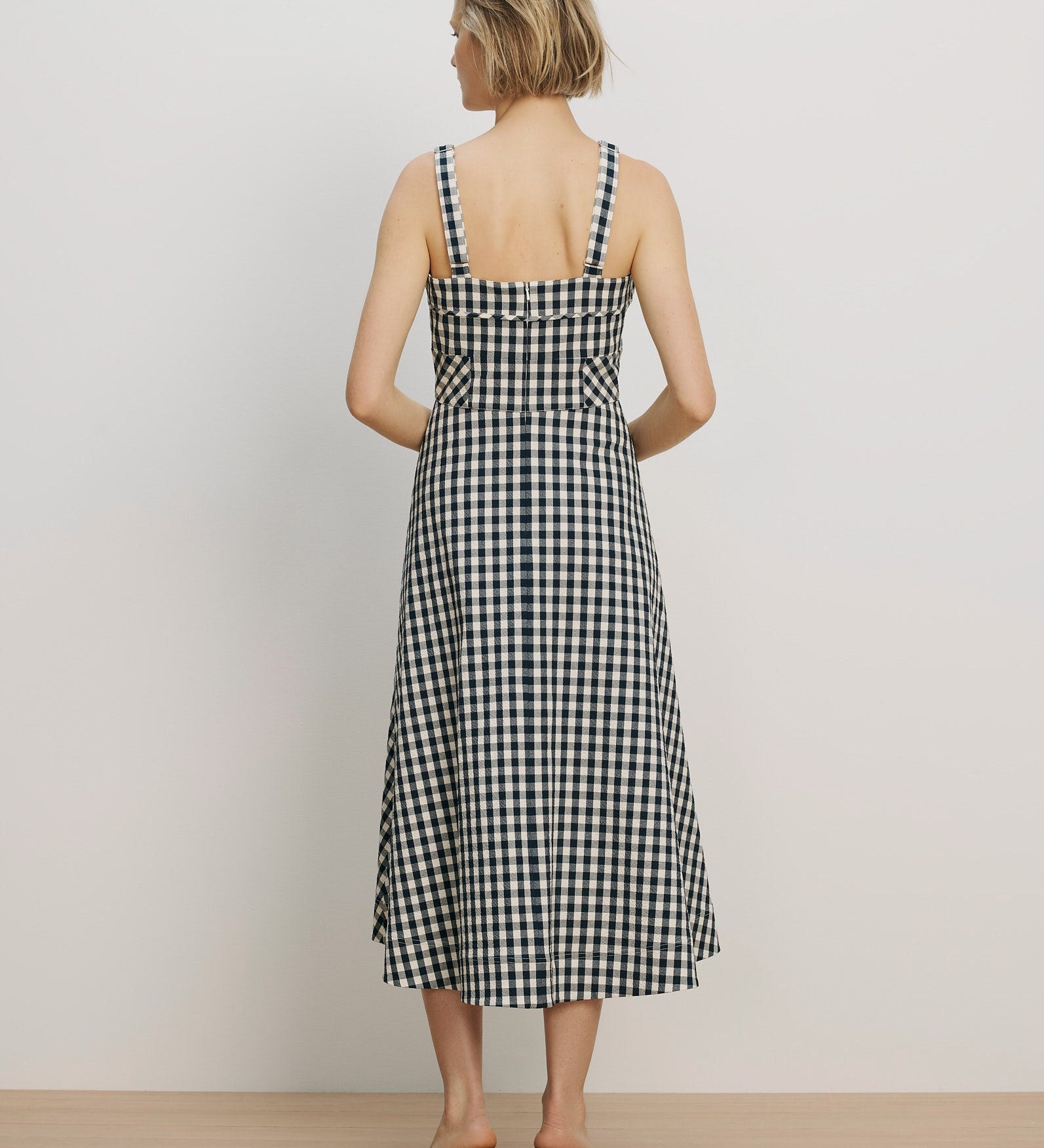 Veronica Beard - Aila Gingham Midi Dress