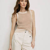 Veronica Beard - Jerrel Cropped Knit Tank Top