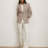 Veronica Beard - Clayton Plaid Dickey Jacket