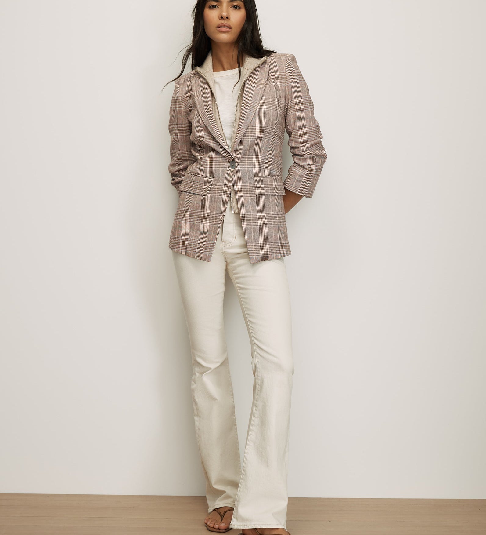Veronica Beard - Clayton Plaid Dickey Jacket