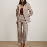 Veronica Beard - Dova Plaid Wide - Leg Pant