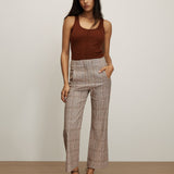 Veronica Beard - Dova Plaid Wide - Leg Pant