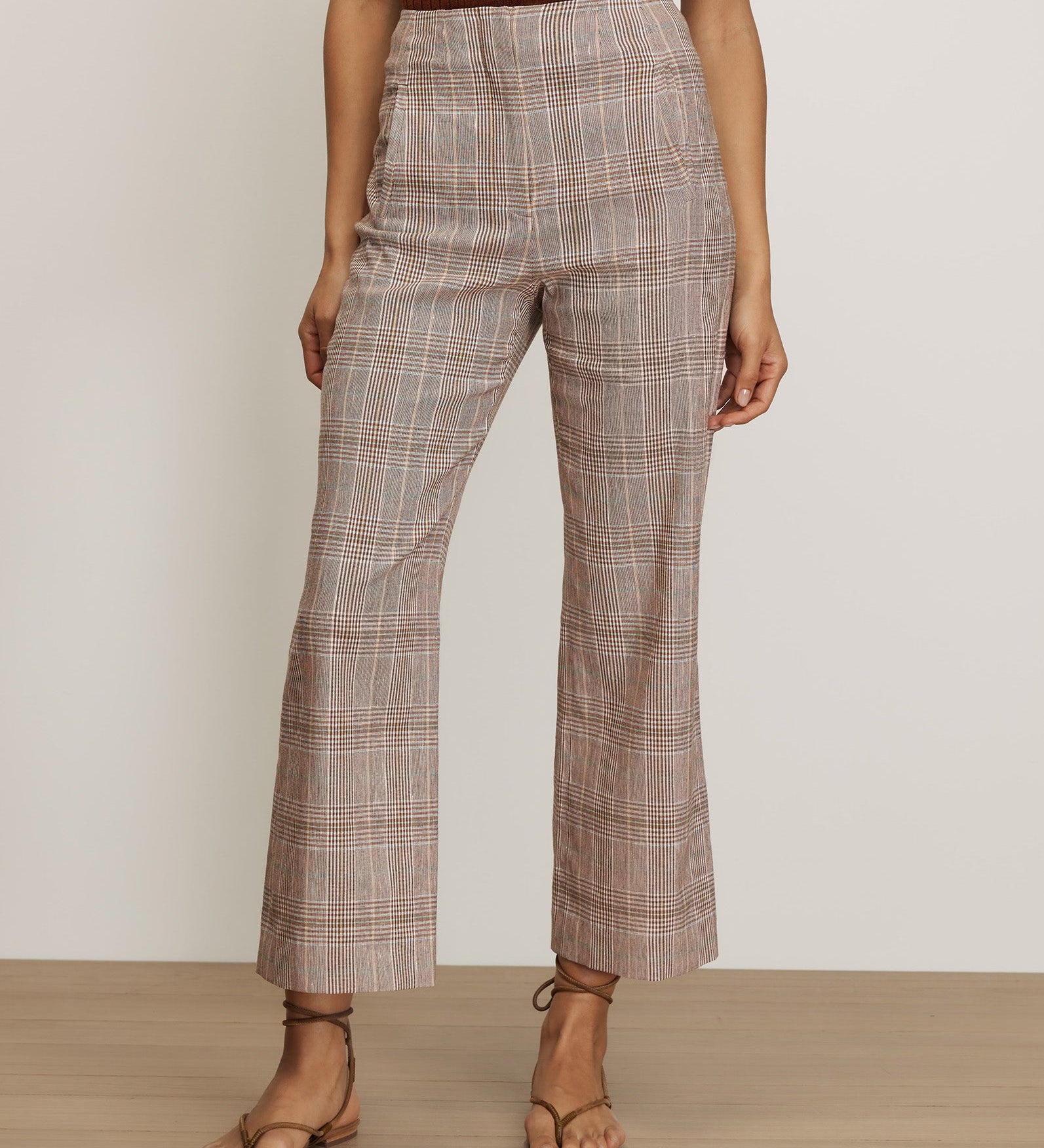 Veronica Beard - Dova Plaid Wide - Leg Pant