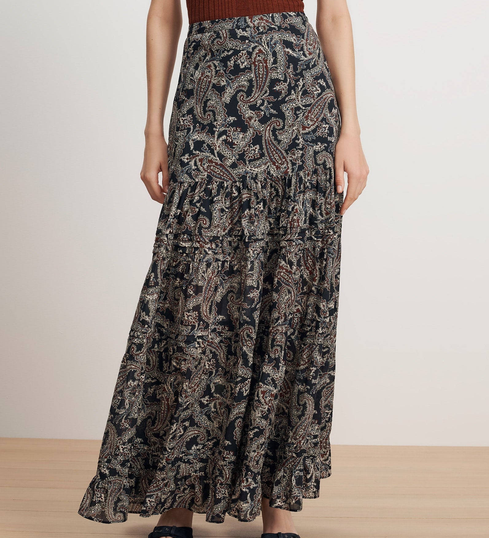 Veronica Beard - Heatheralyn Paisley Maxi Skirt