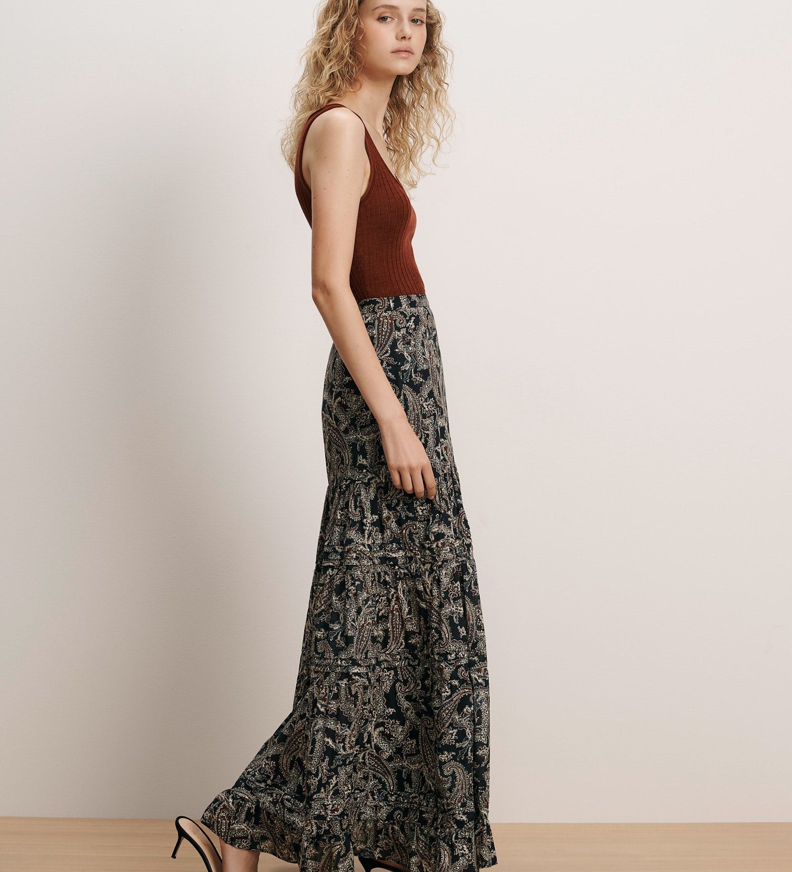 Veronica Beard - Heatheralyn Paisley Maxi Skirt