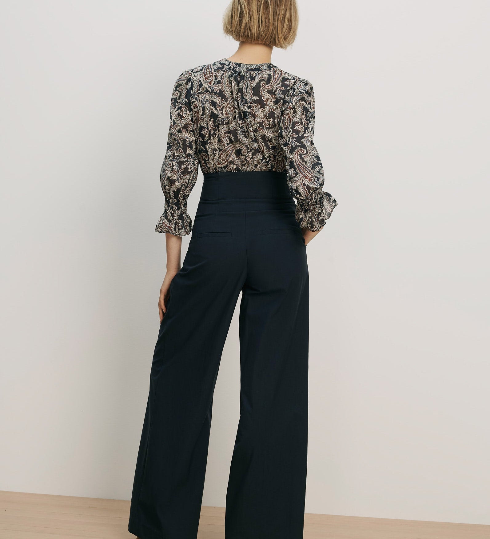 Veronica Beard - Allman Wide - Leg Pant