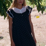 Ciao Lucia - Ailon French Knot Cotton Voile Dress
