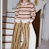 Ciao Lucia - Lorene Venice Stripe Cotton Cardigan