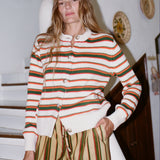 Ciao Lucia - Lorene Venice Stripe Cotton Cardigan