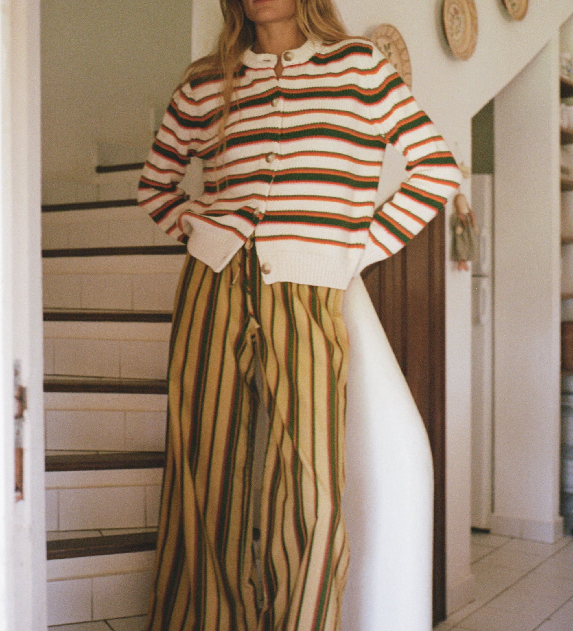 Ciao Lucia - Yuli Venice Stripe Corduroy Pant