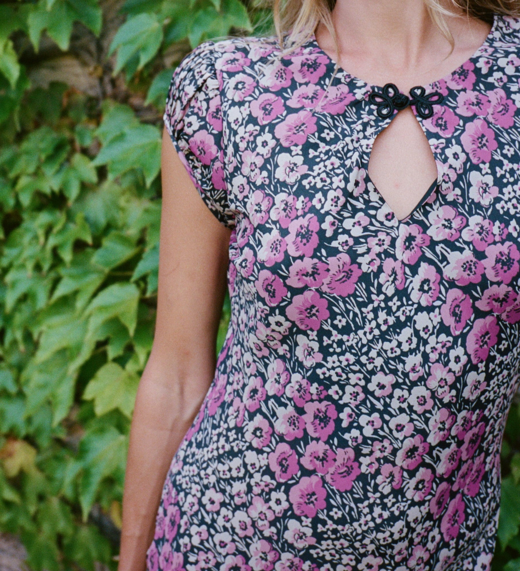 Ciao Lucia - Kaira Violet Silk Dress