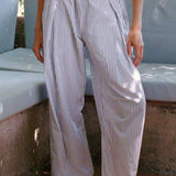 Ciao Lucia - Kaila Stripe Cotton Poplin Pant