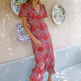 Ciao Lucia - Lettie Poppy Printed Silk Dress