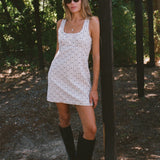 Ciao Lucia - Kirsten Embroidered Cotton Twill Dress