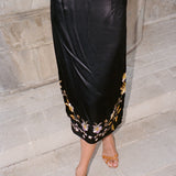 Ciao Lucia - Larine Black Charmeuse Skirt