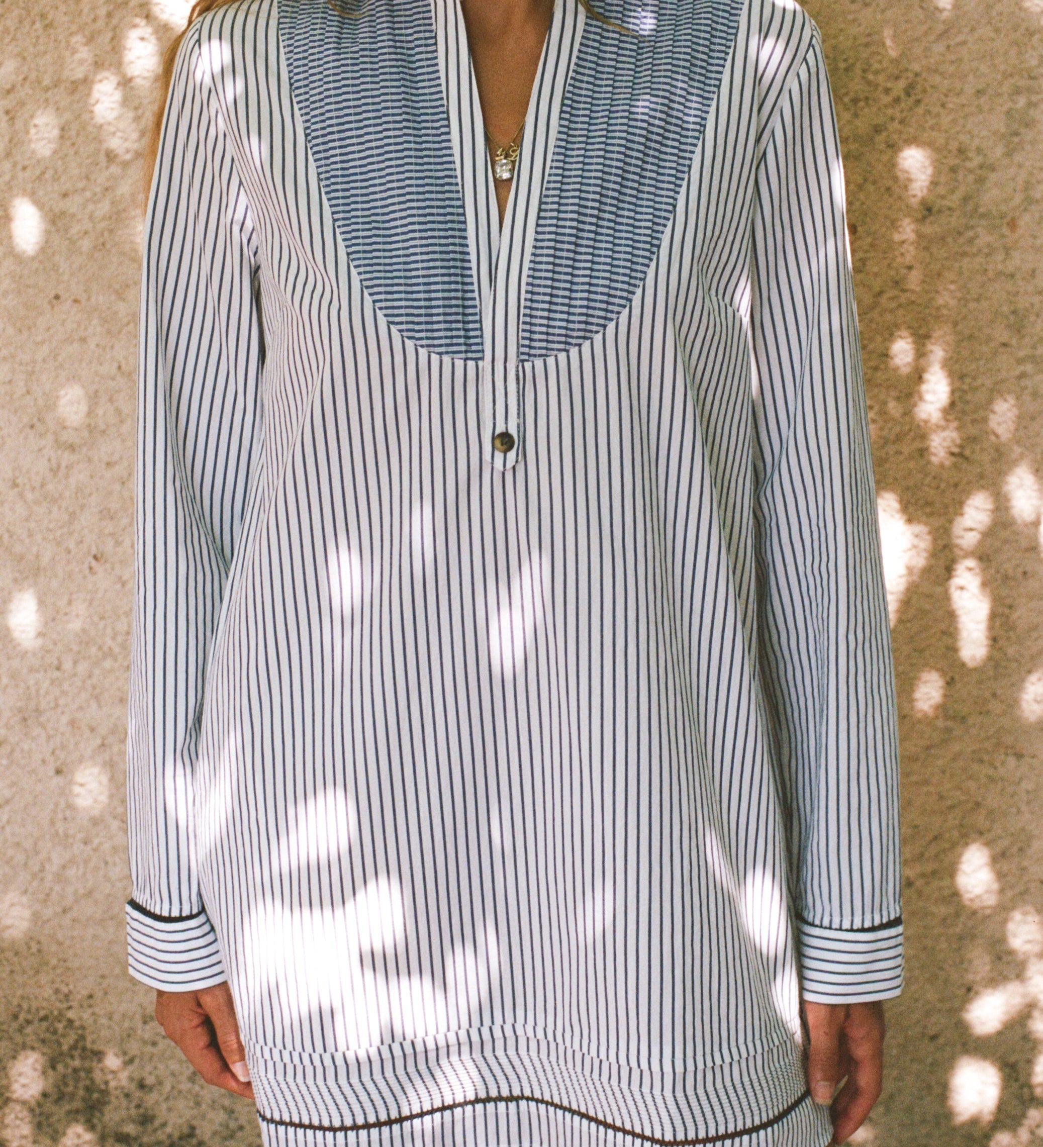 Ciao Lucia - Matthia Striped Cotton Dress