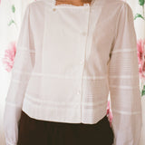 Ciao Lucia - Aldina White Cotton Voile Top