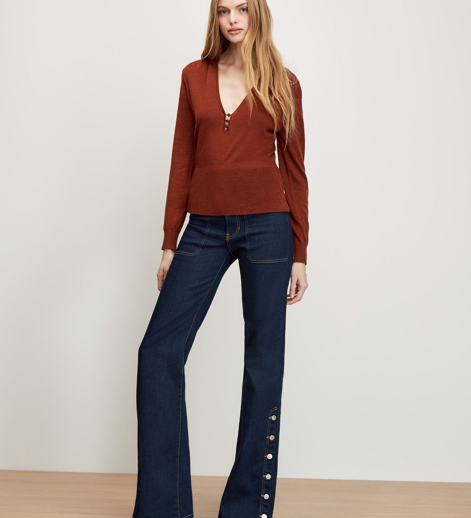 Veronica Beard - Zainen Merino Wool Pullover