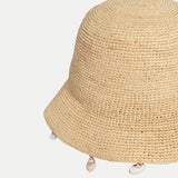Veronica Beard - Le Bop Shell Raffia Hat