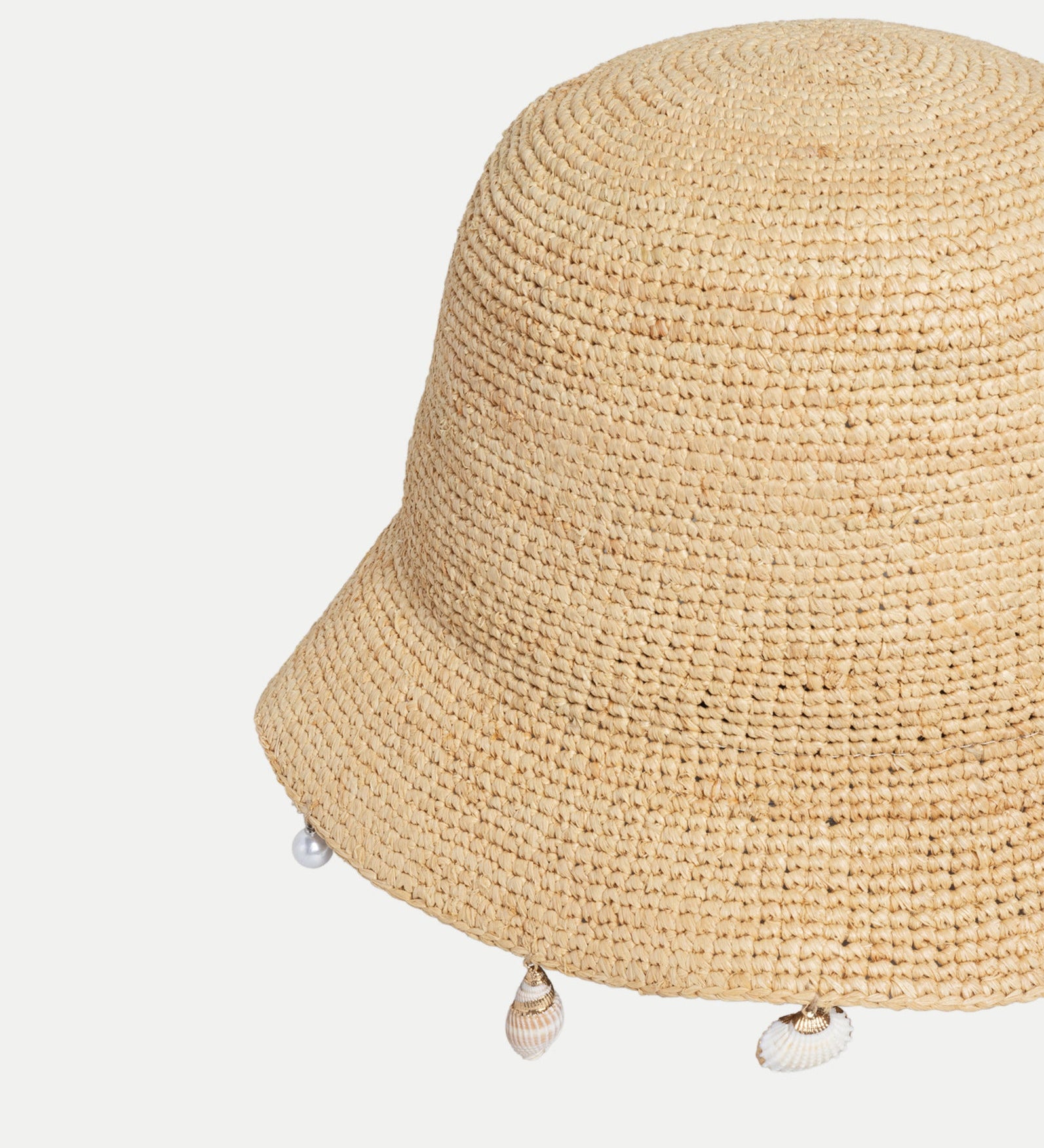 Veronica Beard - Le Bop Shell Raffia Hat