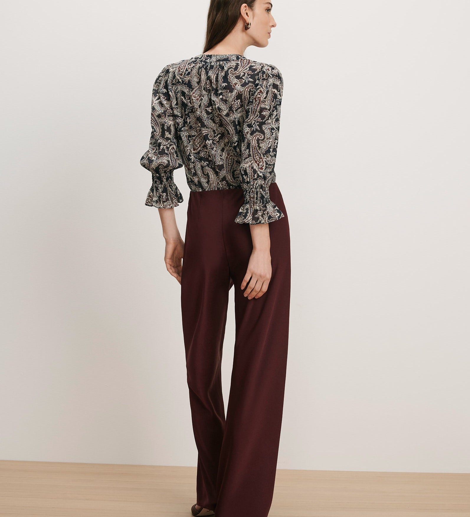 Veronica Beard - Braddock Wide - Leg Pant