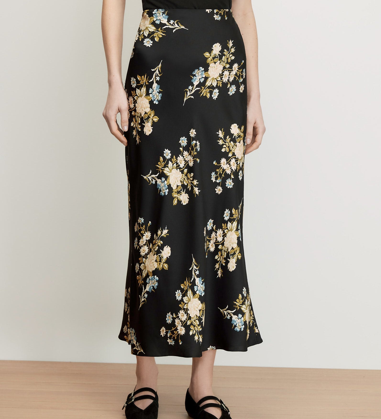 Veronica Beard - Clover Floral Midi Skirt