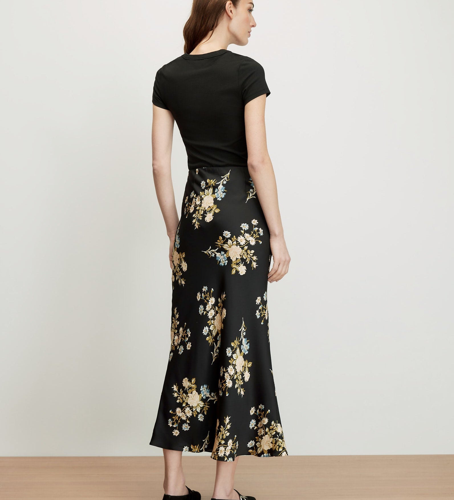 Veronica Beard - Clover Floral Midi Skirt