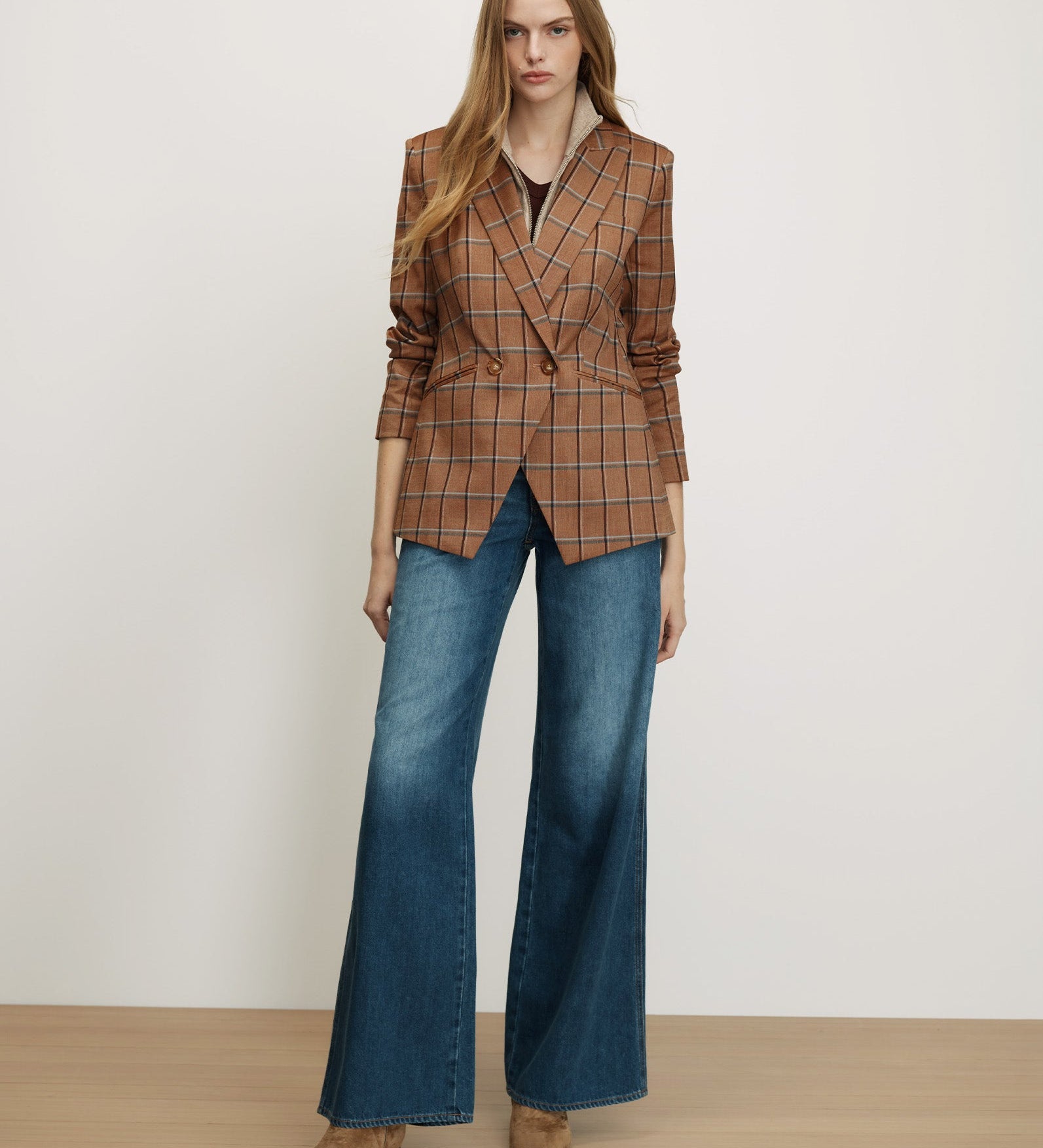 Veronica Beard - Rickie Plaid Dickey Jacket