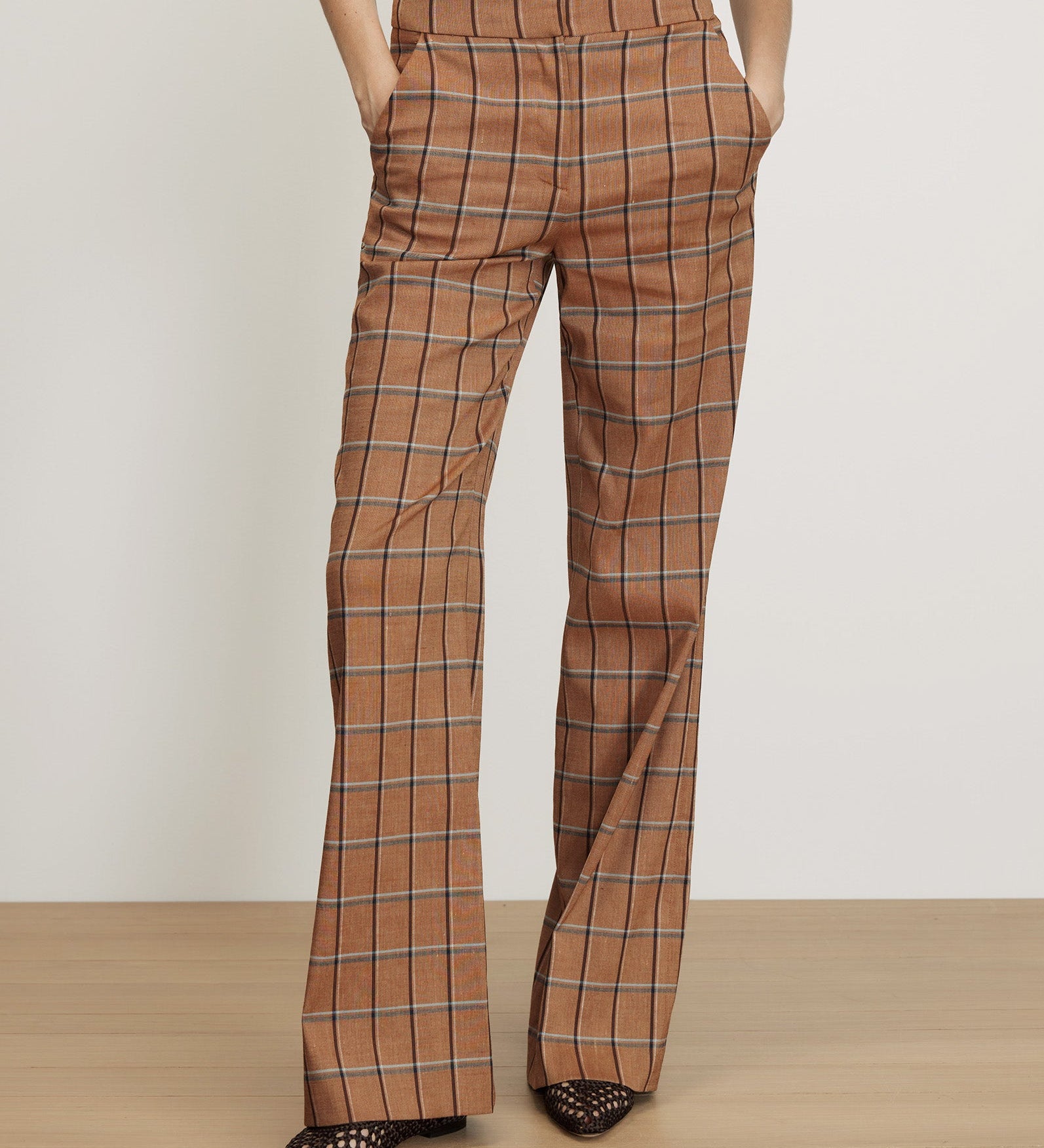Veronica Beard - Tonelli Plaid Wide - Leg Pant
