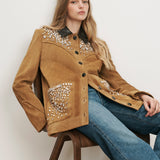 Veronica Beard - Shannon Suede Embellished Jacket