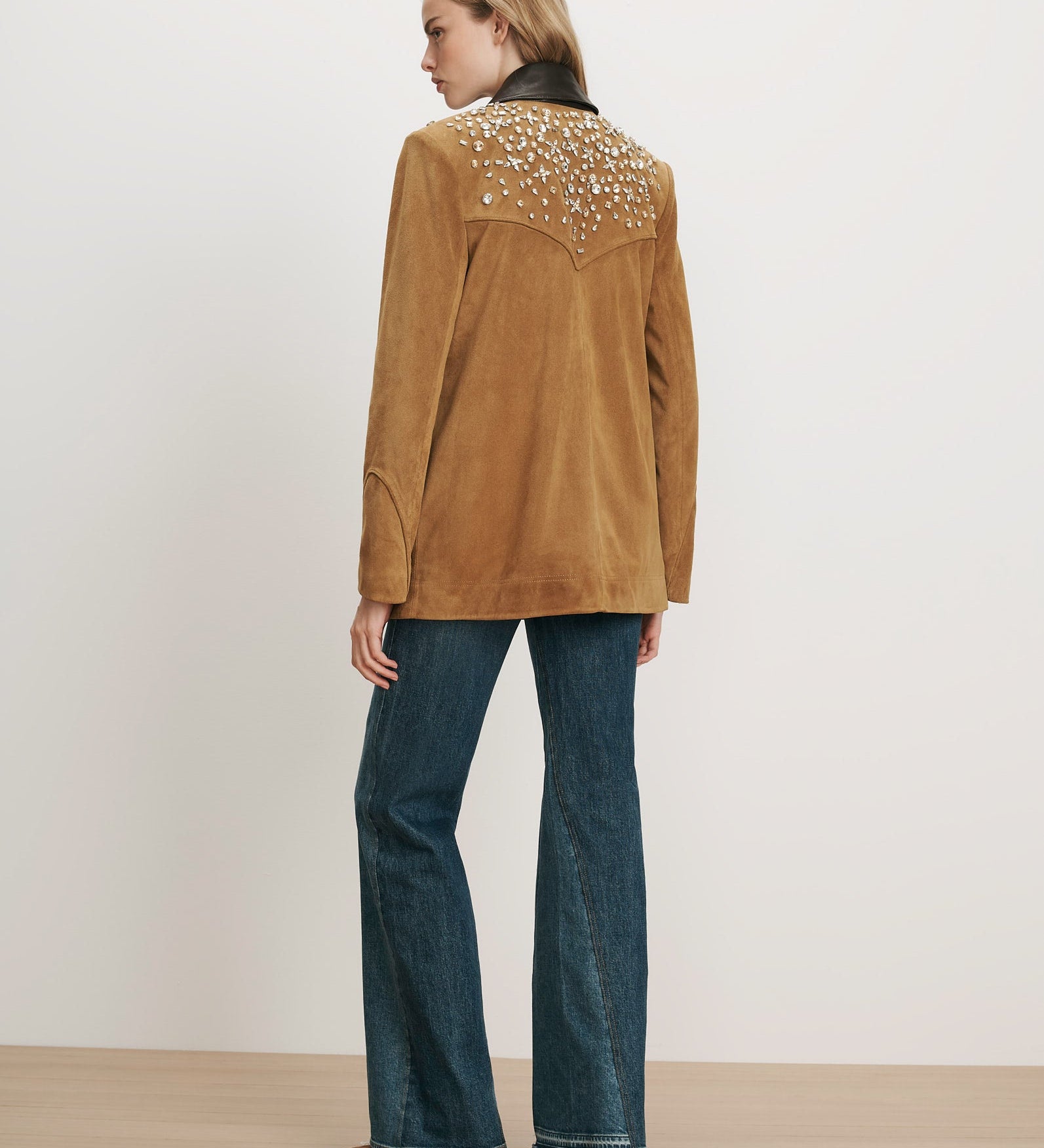 Veronica Beard - Shannon Suede Embellished Jacket