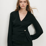 Veronica Beard - Drew Brooch Blouse