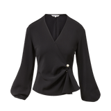 Veronica Beard - Drew Brooch Blouse