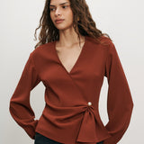 Veronica Beard - Drew Brooch Blouse
