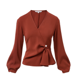 Veronica Beard - Drew Brooch Blouse