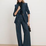 Veronica Beard - Ledger Wide - Leg Denim Pant