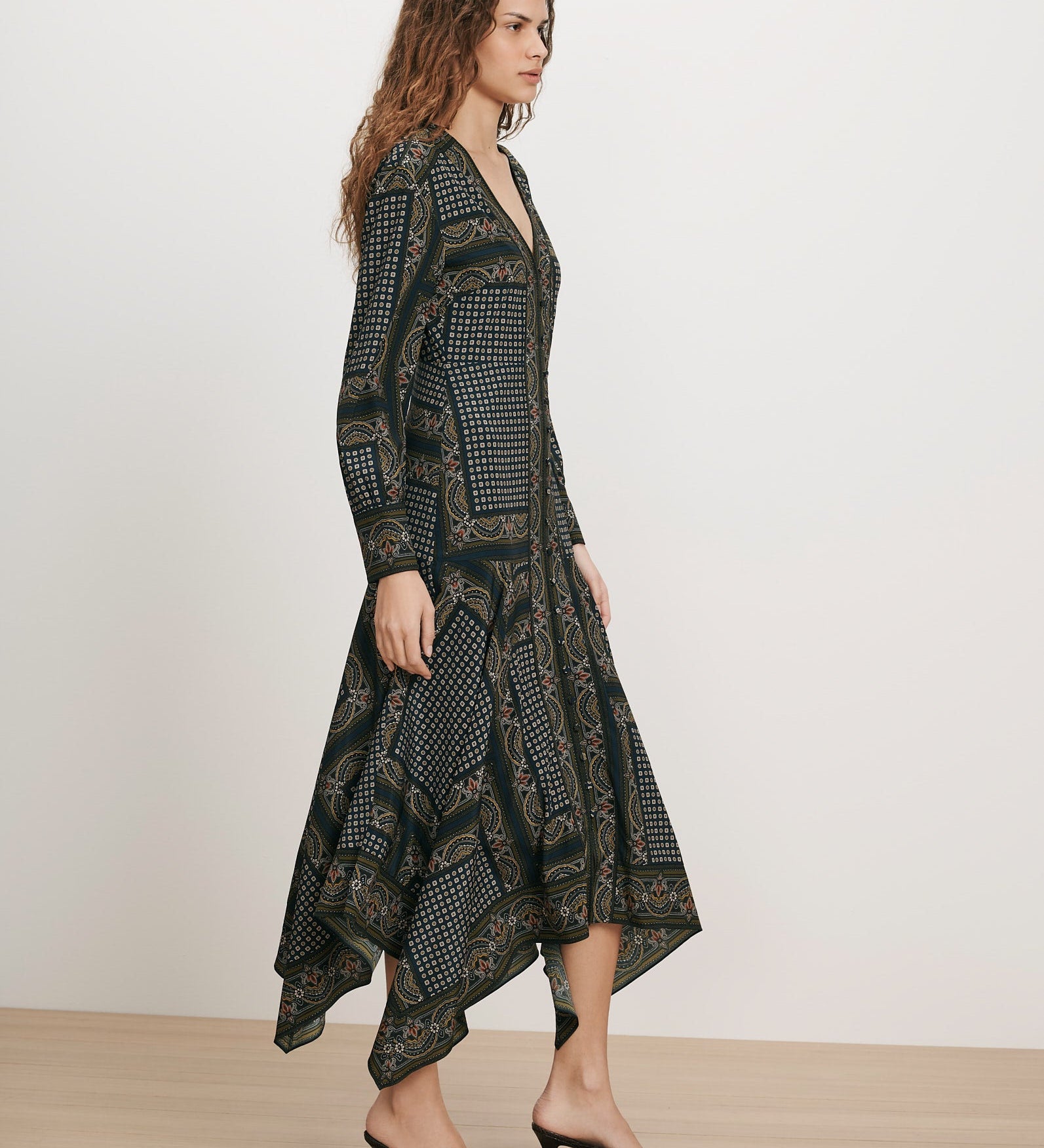 Veronica Beard - Skye Scarf - Print Midi Dress