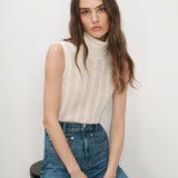 Veronica Beard - Mazzy Pointelle Sleeveless Sweater