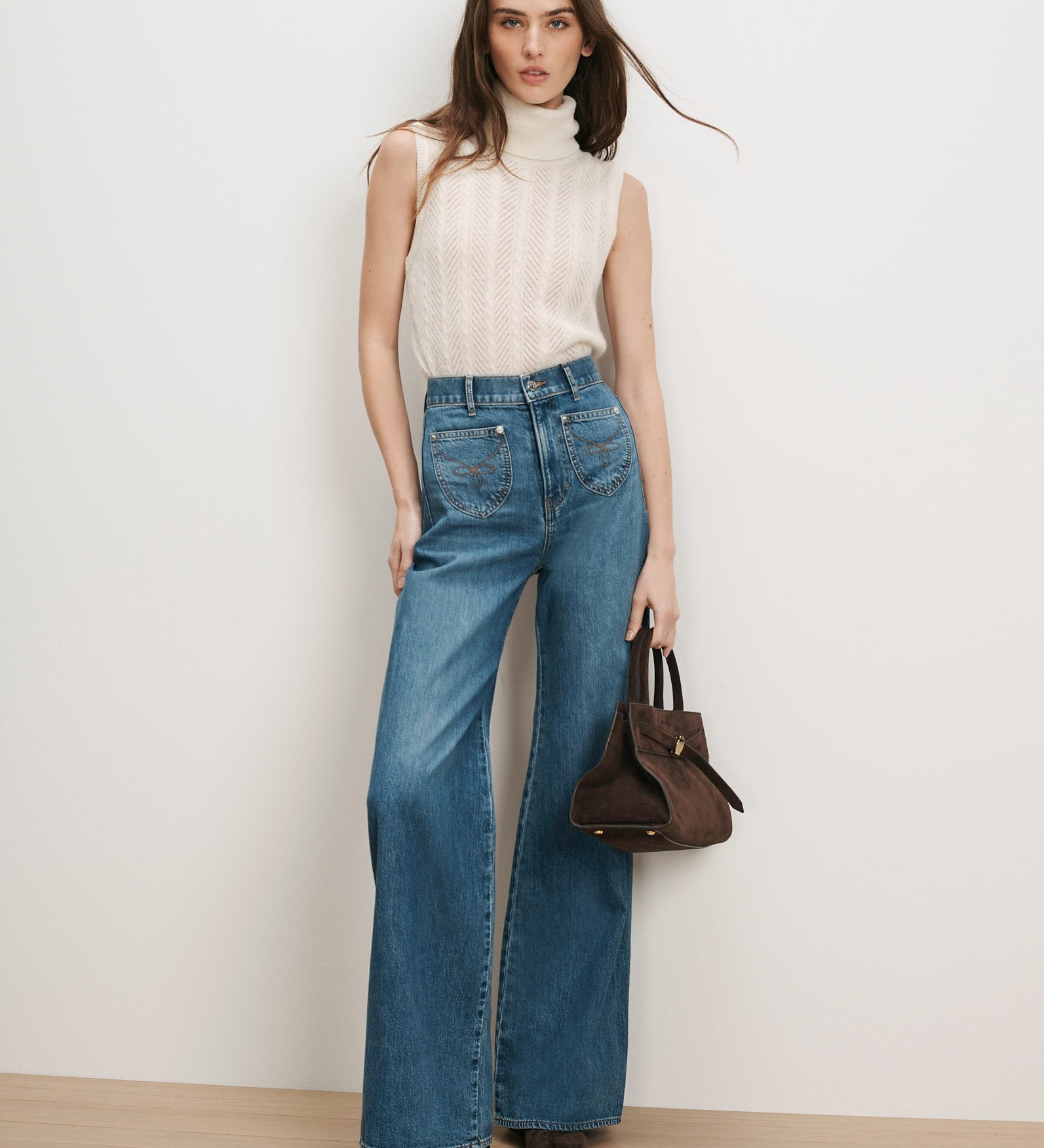 Veronica Beard - Mazzy Pointelle Sleeveless Sweater