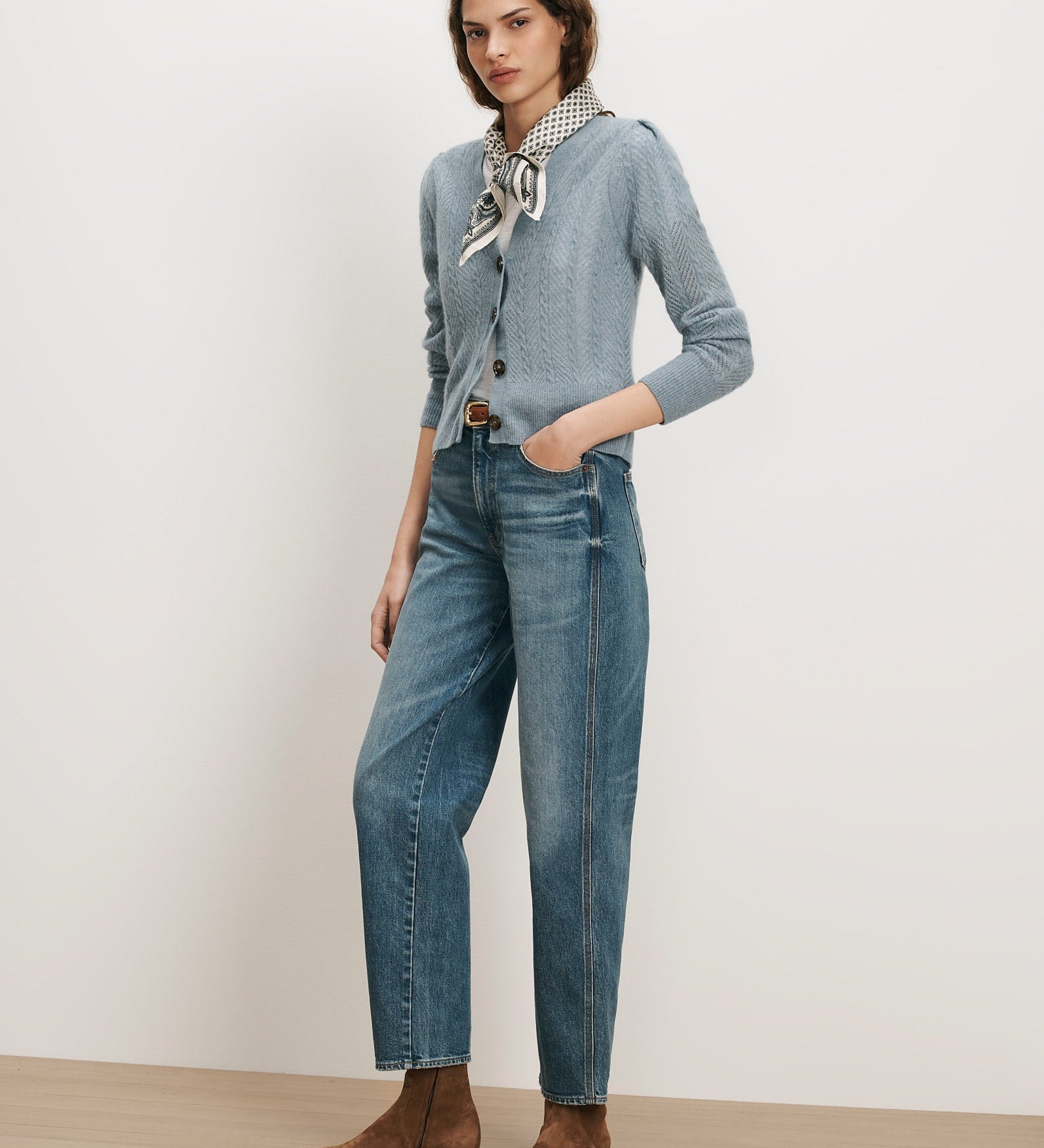 Veronica Beard - Solene Pointelle Cardigan