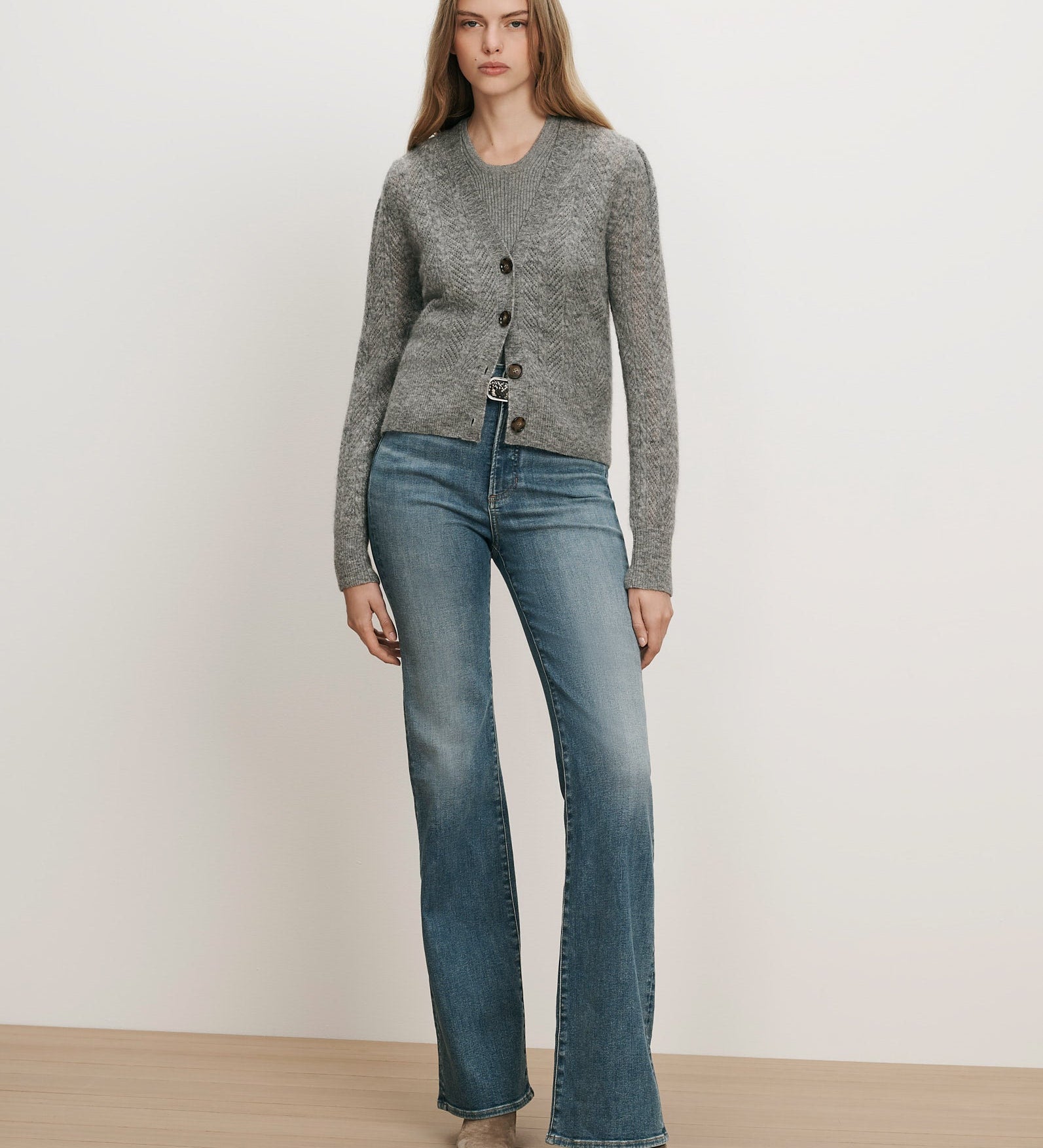 Veronica Beard - Solene Pointelle Cardigan