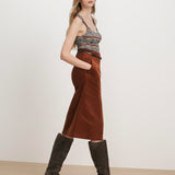 Veronica Beard - Alexie Corduroy Midi Skirt