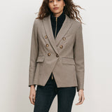 Veronica Beard - Miller Houndstooth Dickey Jacket