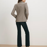 Veronica Beard - Miller Houndstooth Dickey Jacket