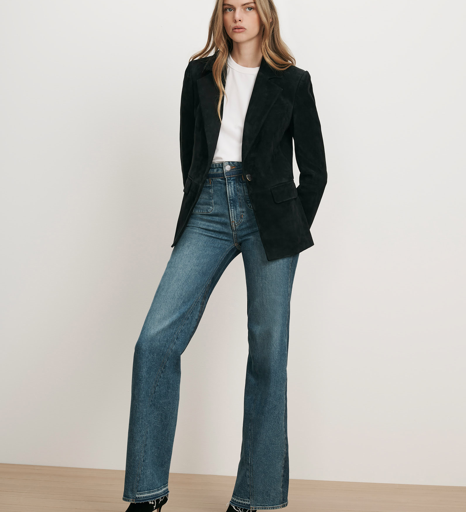 Veronica Beard - Healy Suede Dickey Jacket