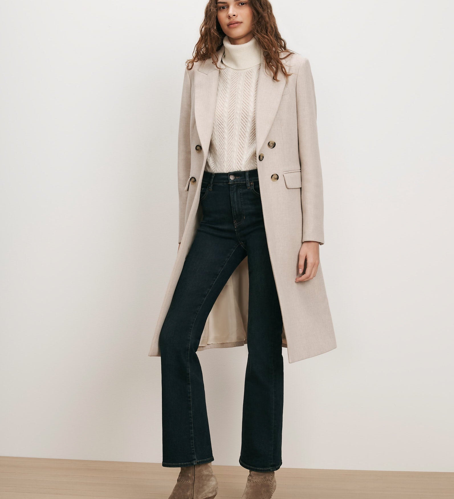 Veronica Beard - Stryder Double - Breasted Dickey Coat