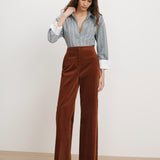 Veronica Beard - Holt Corduroy Wide - Leg Pant