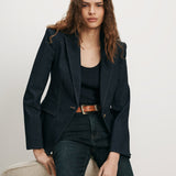 Veronica Beard - Miller Denim Single - Breasted Dickey Jacket