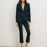 Veronica Beard - Miller Denim Single - Breasted Dickey Jacket