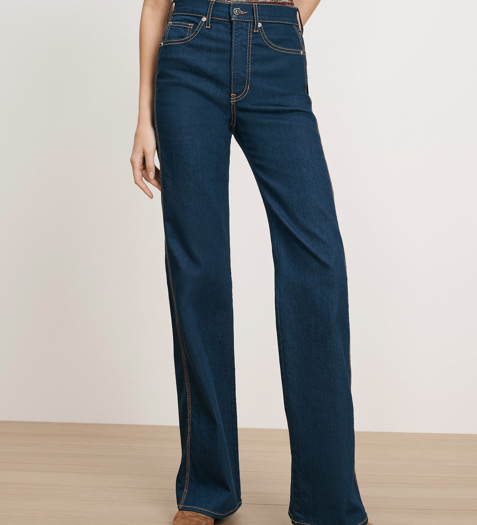 Veronica Beard - Crosbie Slim Wide - Leg Jean